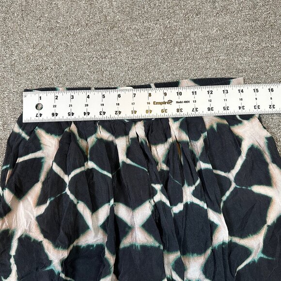 Laura Siegel Tie Dye Silk Loose Lightweight Women's Elastic Pants Size Medium - Picture 3 of 5